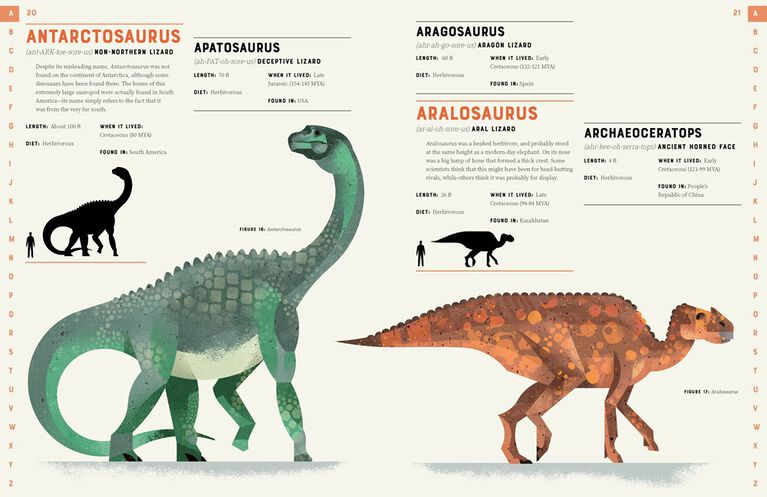 Dictionary Of Dinosaurs - Édition anglaise