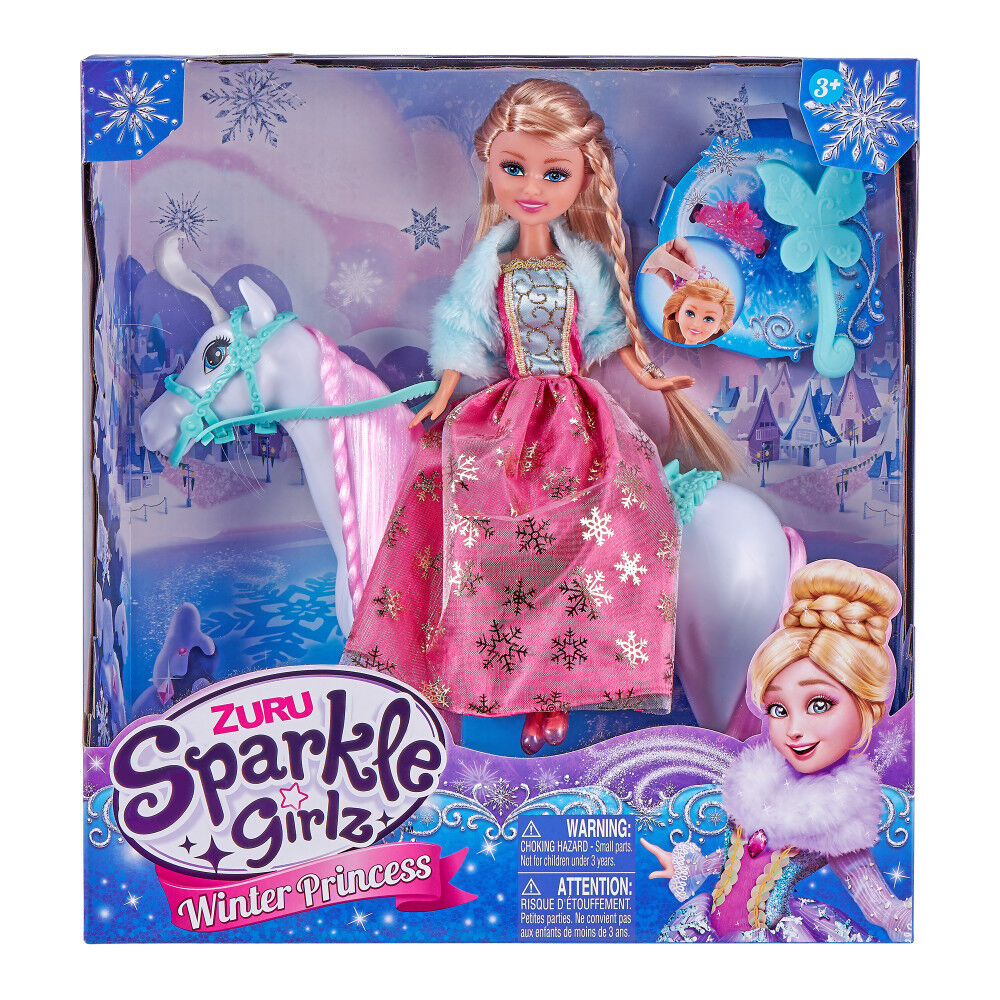 Sparkle Girlz Winter Princess Doll with Royal Horse | Toys R Us Canada