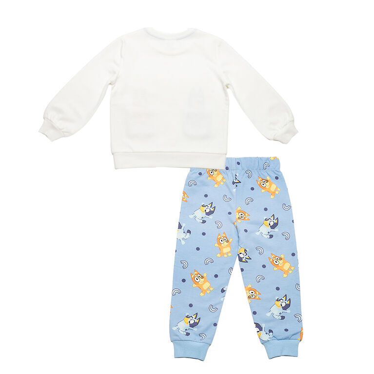 Bluey - 2 Piece Combo Set - Off White and Blue - Size 4T - Toys R Us Exclusive