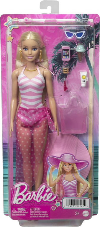 Barbie plage, maillot de bain 1pIèce pour poupée barbie, vêtement de plage  N 2