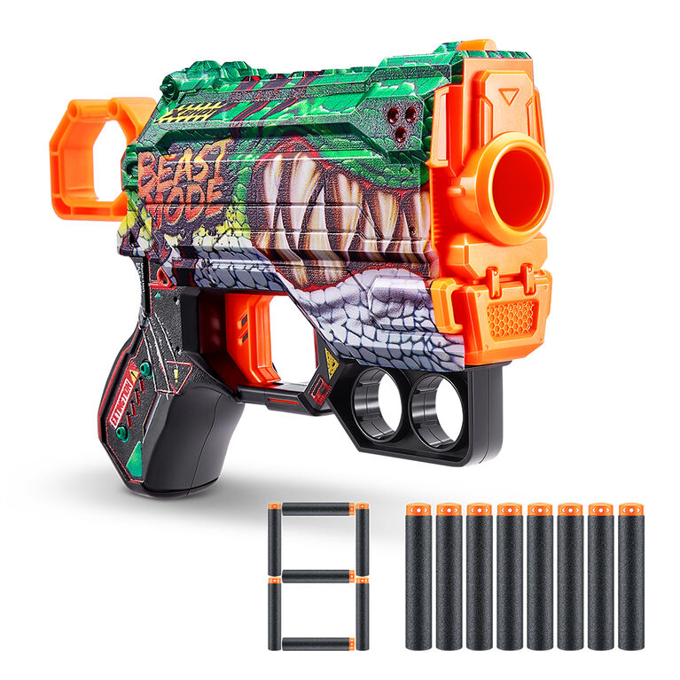 Pistolet à fléchettes Menace X-Shot Skins (8 fléchettes) par ZURU