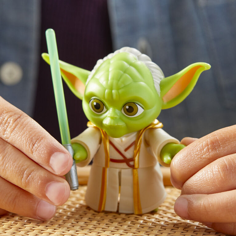 Star Wars Les Aventures des Petits Jedi, figurine Yoda, jouets Star Wars pour enfants d'âge préscolaire