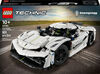 LEGO Technic L'hypervoiture Koenigsegg Jesko Absolut blanche 42184