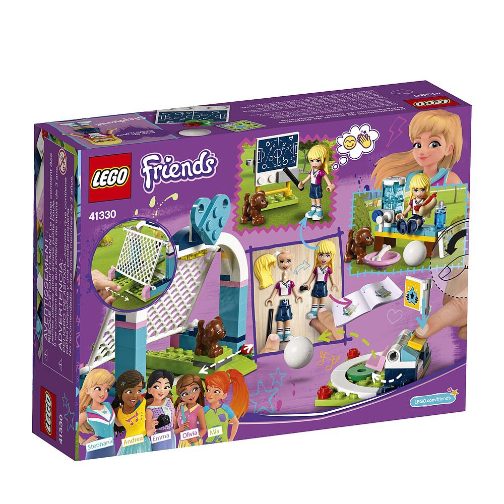 lego friends stephanie's soccer practice 41330