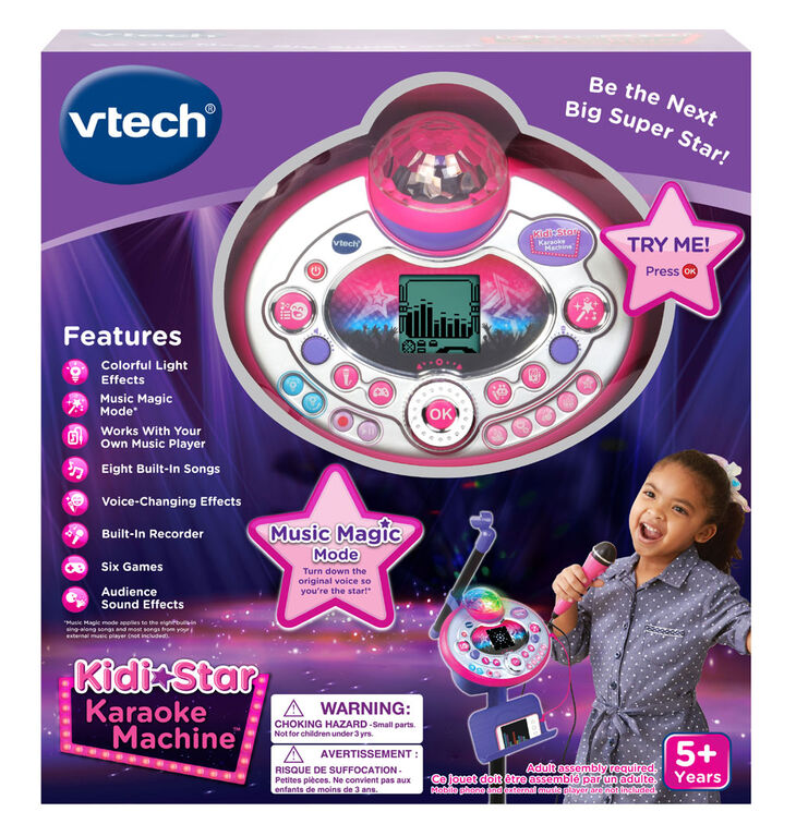Vtech - Micro sur pied Kidi Super Star - 178505 - Jouet électronique enfant  - Rue du Commerce