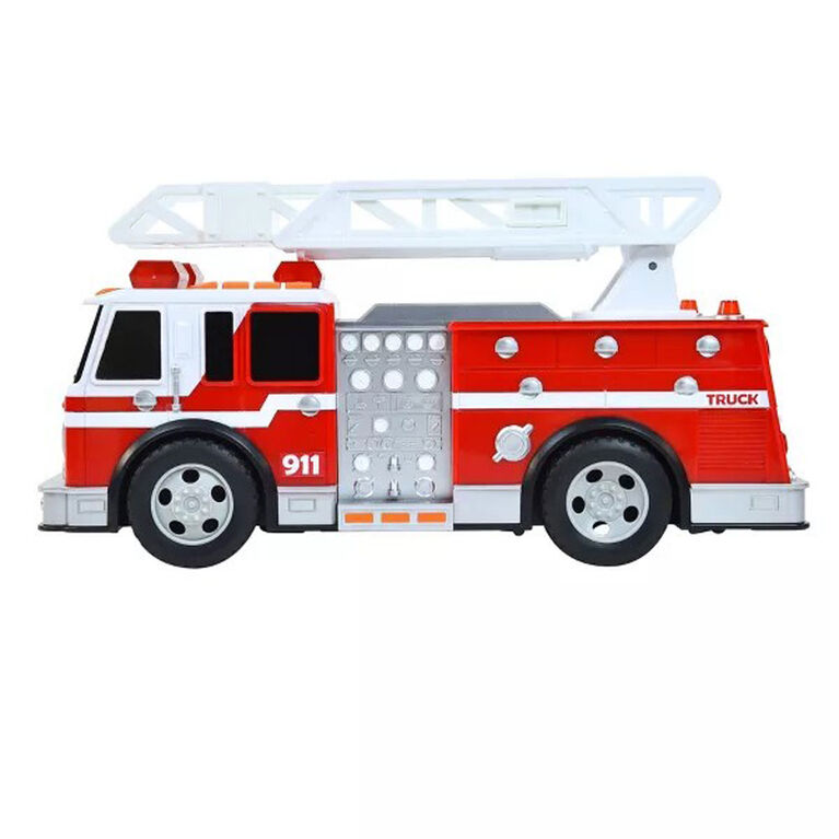 Maxx Action 12" Motorized 'Lights & Sounds' Vehicles Large Rescue Fire Truck