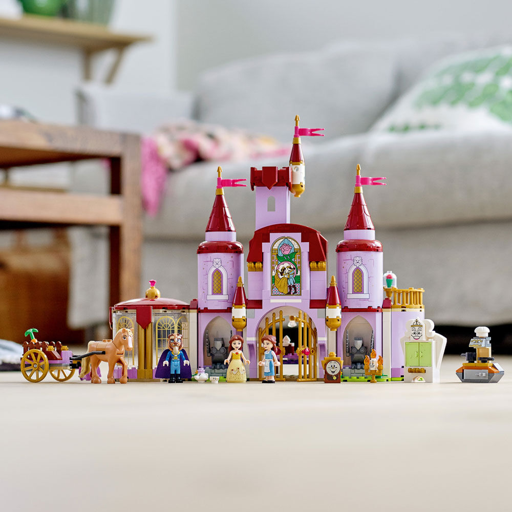 disney lego beauty and the beast castle