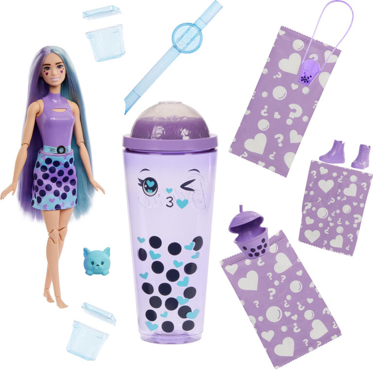 Barbie-Pop Reveal-Poupée parfumée série Bubble Tea avec accessoires