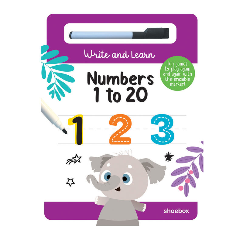 Write & Learn : Numbers 1 To 20 - English Edition