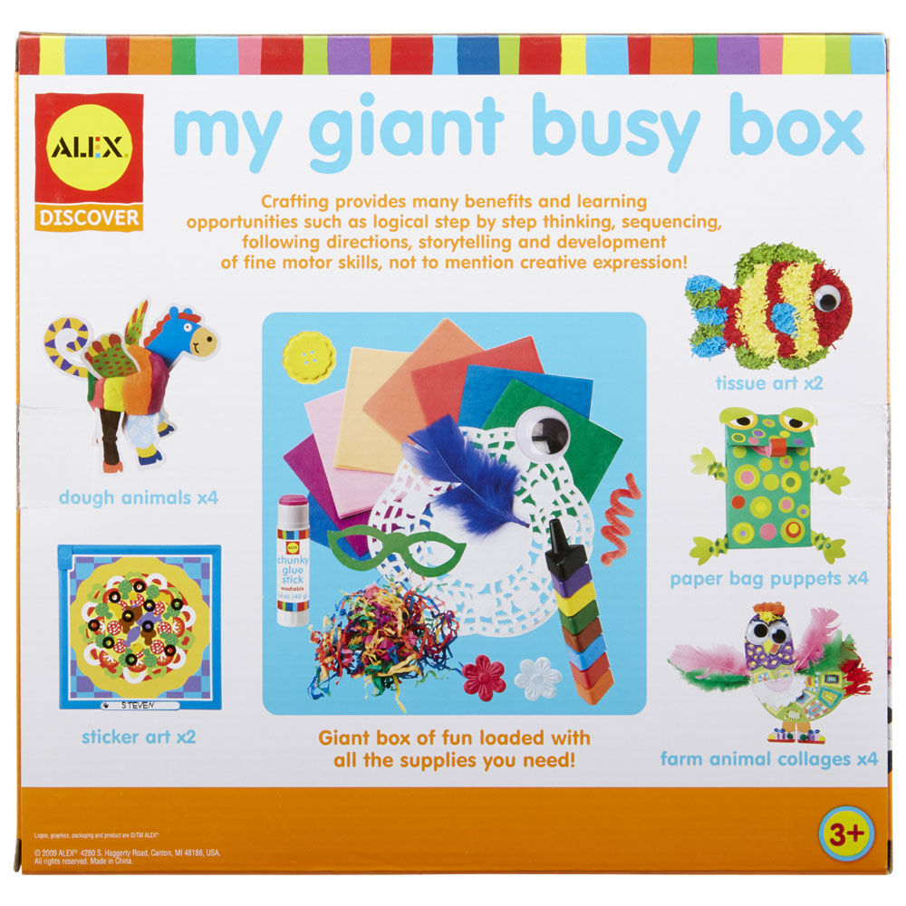 Alex giant busy deals box