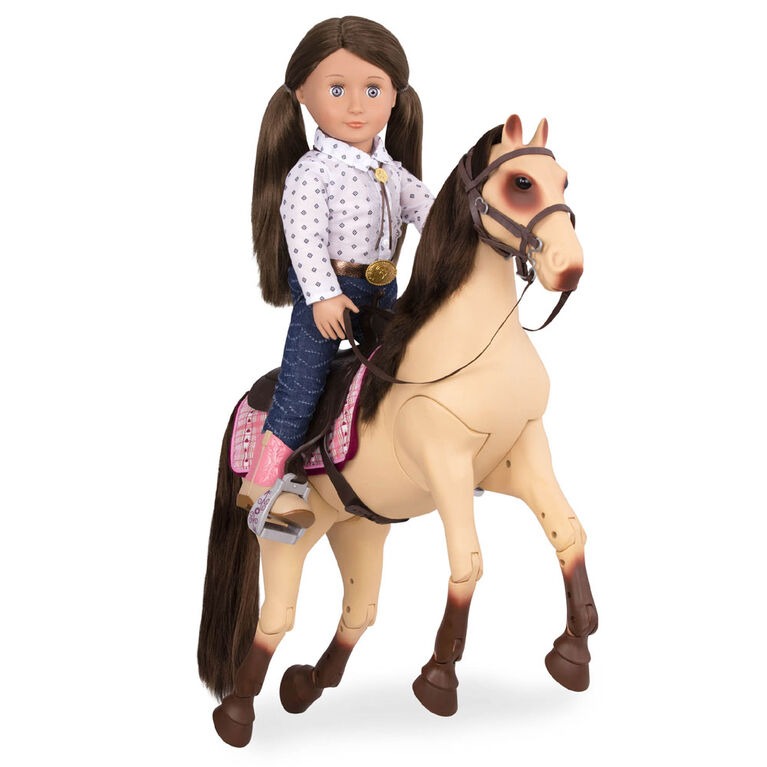 vente chaude petit athlétisme poney miniature en plastique cheval jouet  poupée et vivre articulations poupée pour fille