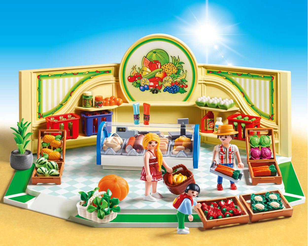 Playmobil cheap grocery shop