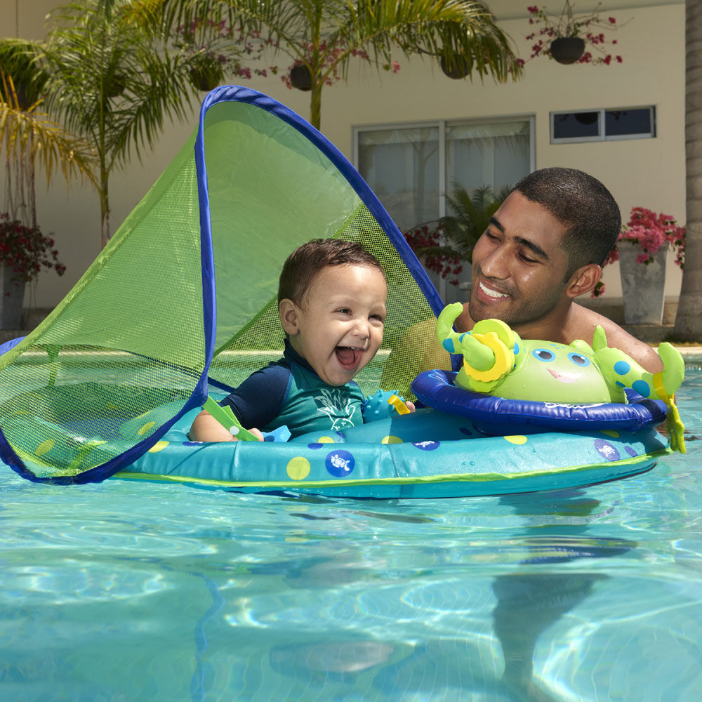 SwimWays Baby Spring Float Activity Center with Canopy