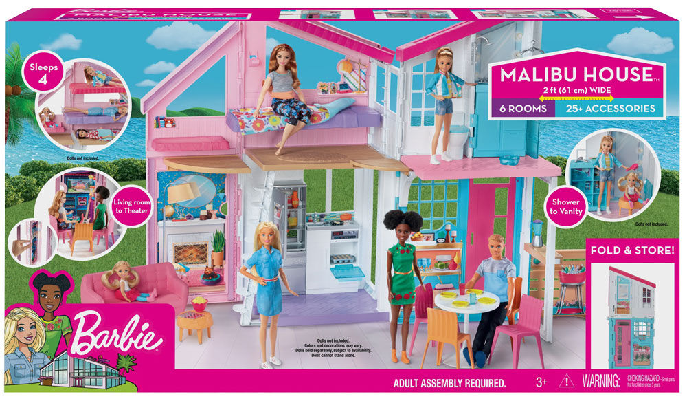 barbie 2 story dollhouse