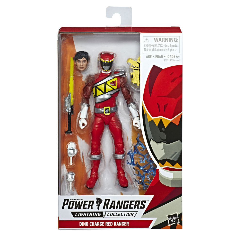 Power Rangers Lightning Collection 6-Inch Dino Charge Red Ranger  Collectible Action Figure