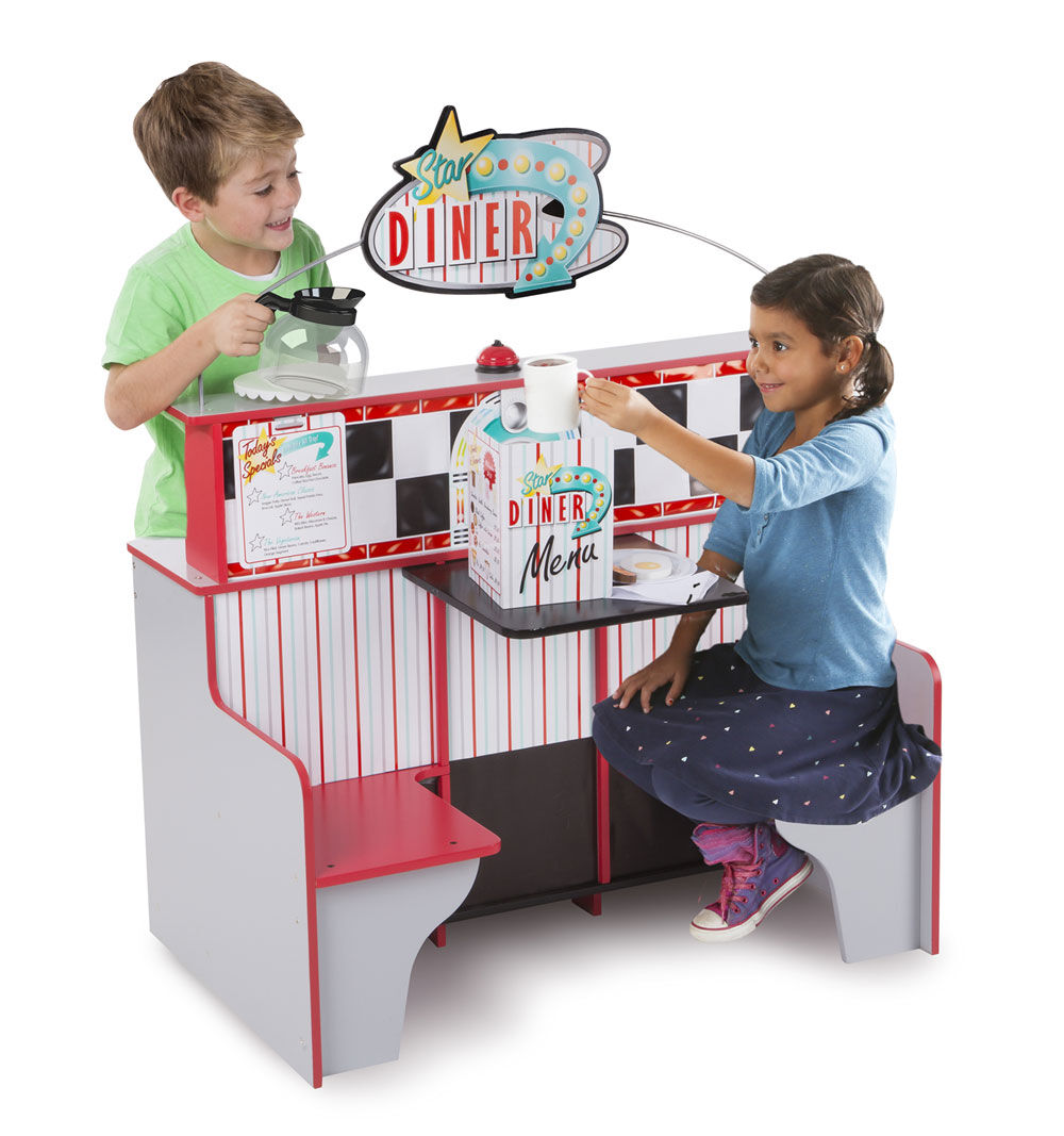 melissa and doug star diner restaurant playset