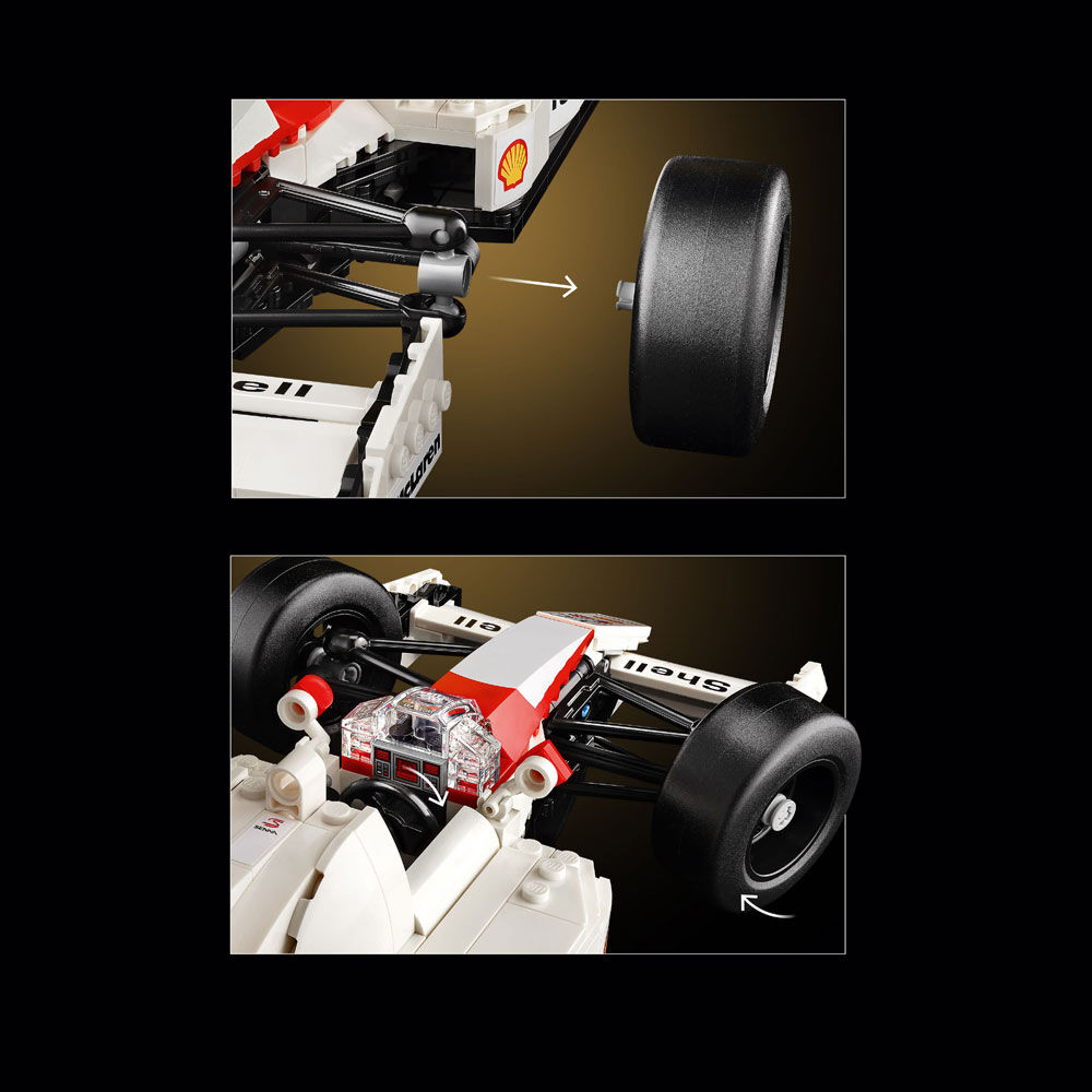 LEGO Icons McLaren MP4/4 & Ayrton Senna Model Race Car for Adults 10330