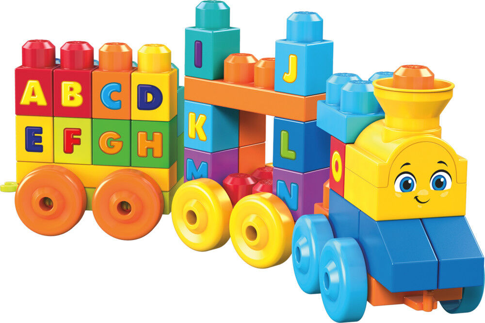 Mega bloks abc learning on sale train