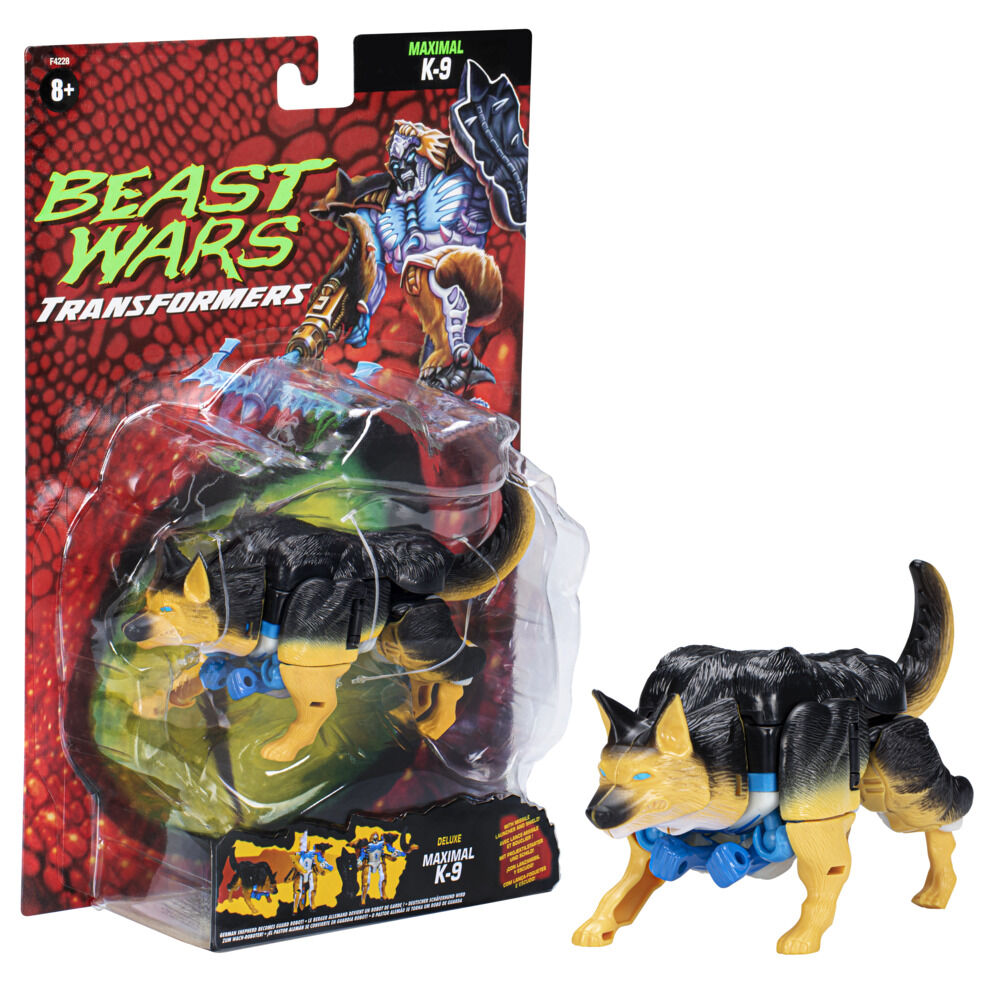 Transformers Toys Vintage Beast Wars Maximal K 9 Collectible Action Figure Adults and Kids Ages 8 and Up 5 inch