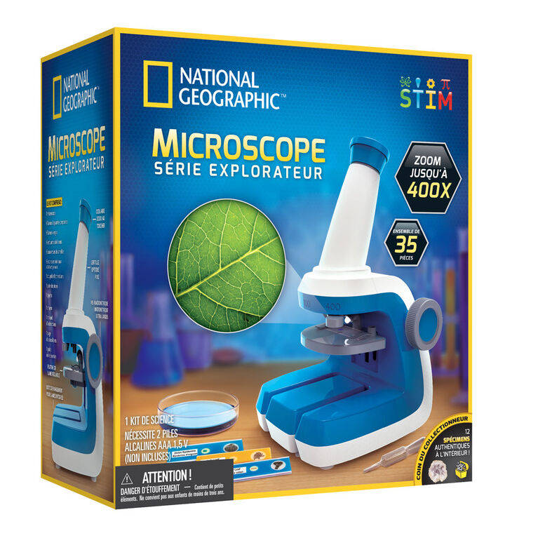 Microscope 50 expériences - Jeux scientifiques - STEM - Jeux