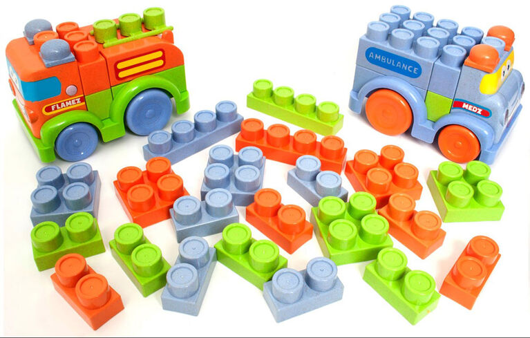 Roo Crew Build-A-Block Trucks - 1 per order, colour may vary (Each sold separately, selected at Random)