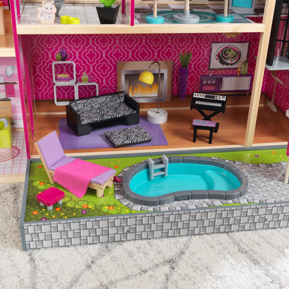 Kidkraft uptown wooden deals dollhouse