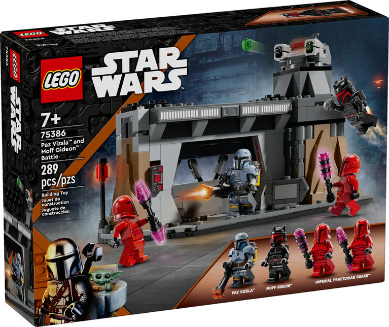 LEGO Star Wars Paz Vizsla and Moff Gideon Battle Mandalorian Toy 75386