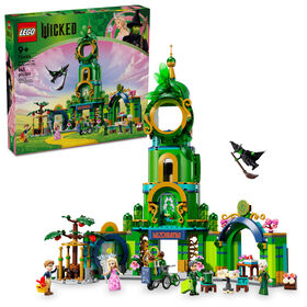 LEGO Wicked Welcome to Emerald City Collectible Toy, Dollhouse Playset with Glinda and Elphaba, 75684