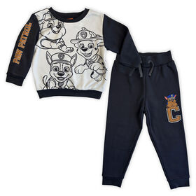 Paw Patrol 2 Piece Crew & Jogger Set - Charcoal