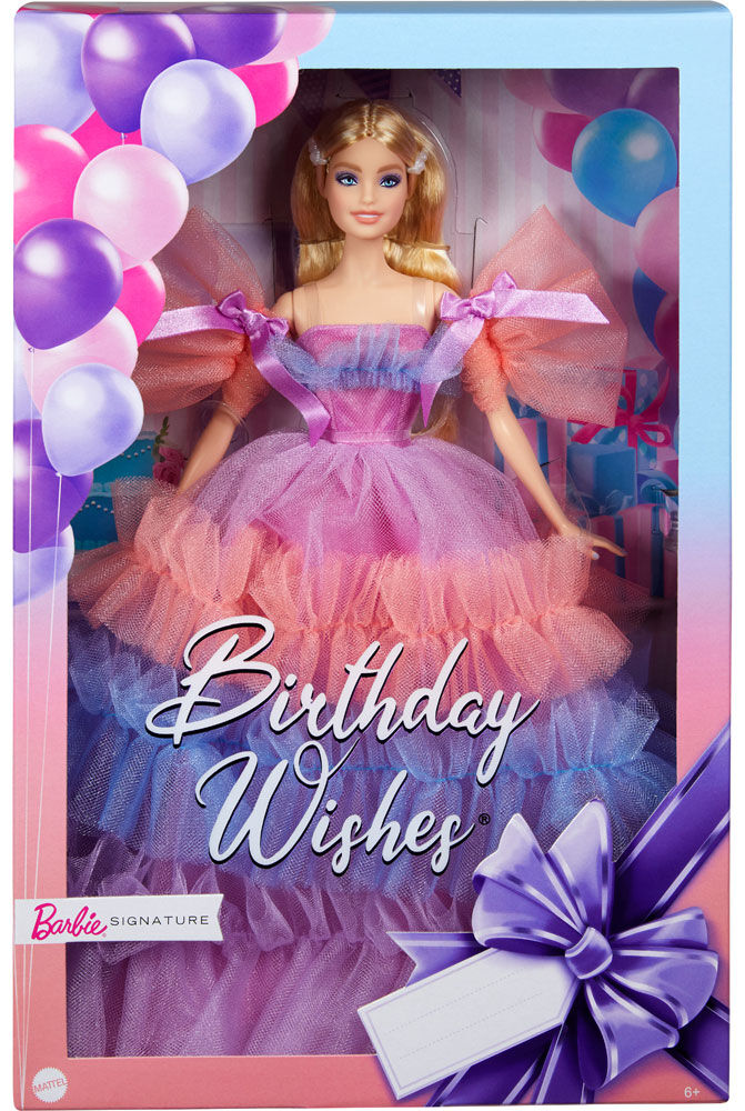 Barbie Birthday Wishes Doll (13-inch) in Gown