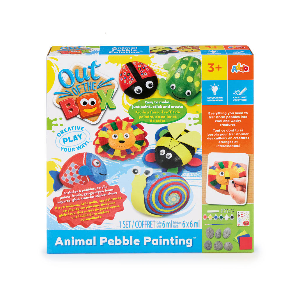 Out of the Box Animal Pebble Painting R Exclusive Toys R Us Canada