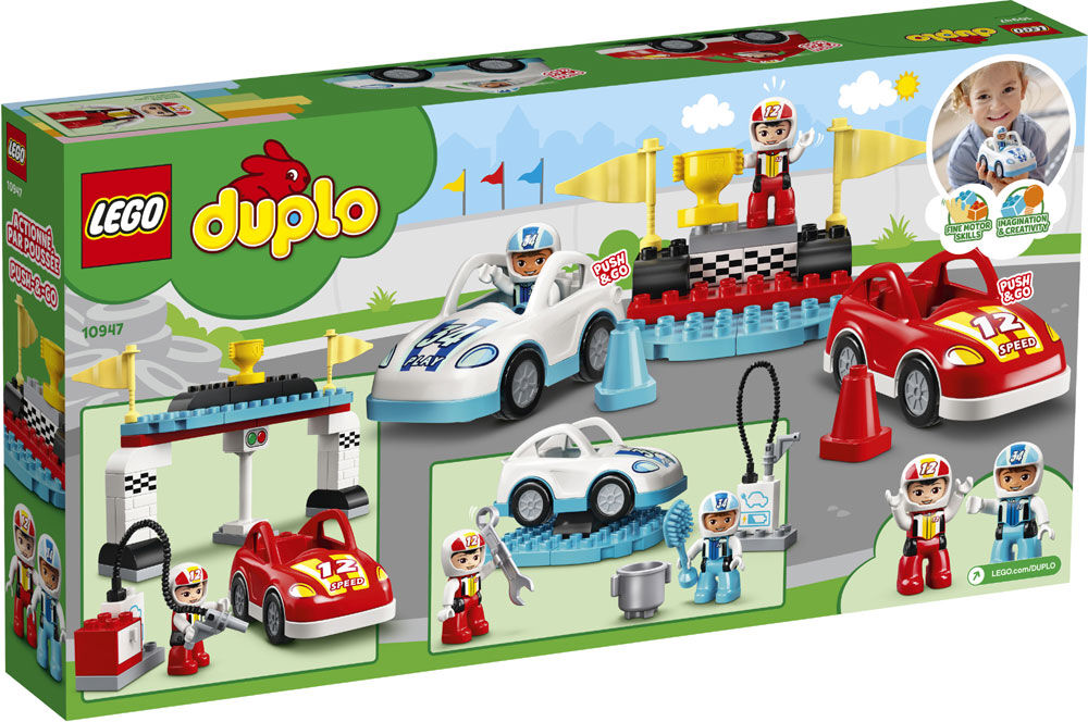 lego duplo race car set