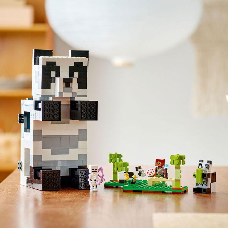 Jouet Mattel Minecraft playset Mob Head Minis La maison du Pand