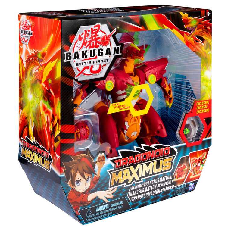 Dragonoid Maximus 8-Inch Transforming Figure with Lights and Sounds | Toys R Us Canada