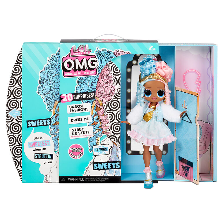 LOL Surprise OMG Sweets Fashion Doll - Dress Up Doll Set with 20 ...