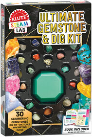 STEAM Lab Ultimate Gemstone and Dig Kit - English Edition
