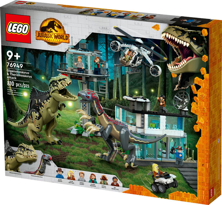 LEGO Jurassic World 76949 L’Attaque du Giganotosaurus et du