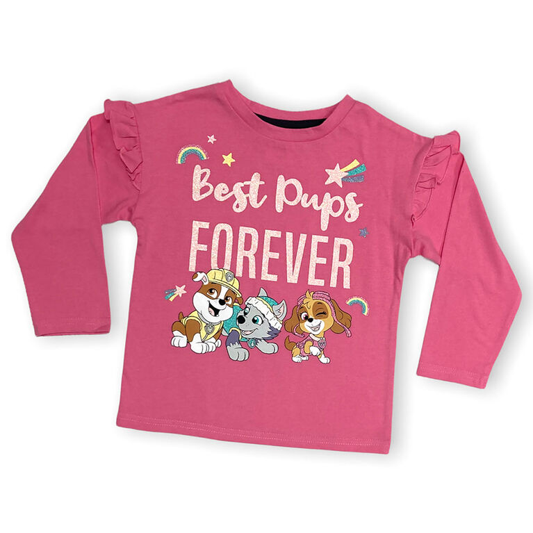 Paw Patrol Long Sleeve Tee - Pink - 3T