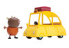 Peppa Pig Little Taxi Cab with Luggage and Mr Bull