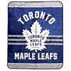 NHL Luxury Velour Blanket - Toronto Maple Leafs