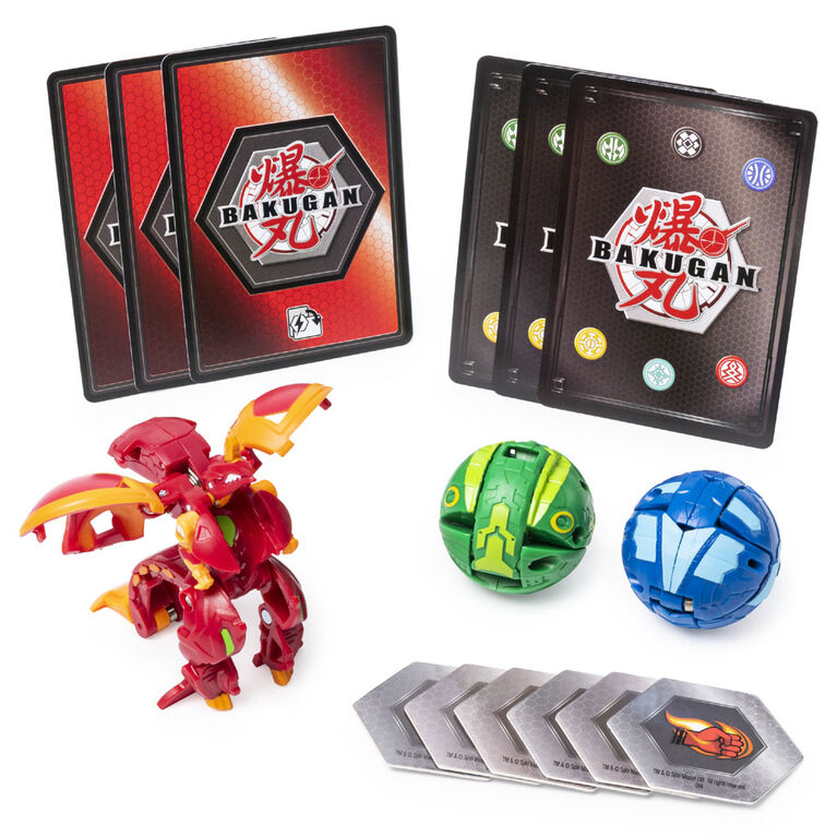 Bakugan Starter Pack 3-Pack, Dragonoid, Collectible Action Figures  Toys R Us Canada