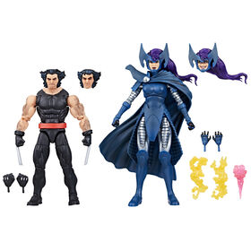 Marvel Legends Series Wolverine and Psylocke Action Figures