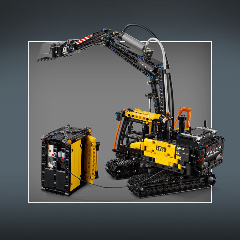 LEGO Technic Volvo FMX Truck & EC230 Electric Excavator Building Toy, Volvo Truck Toy for Kids, 42175