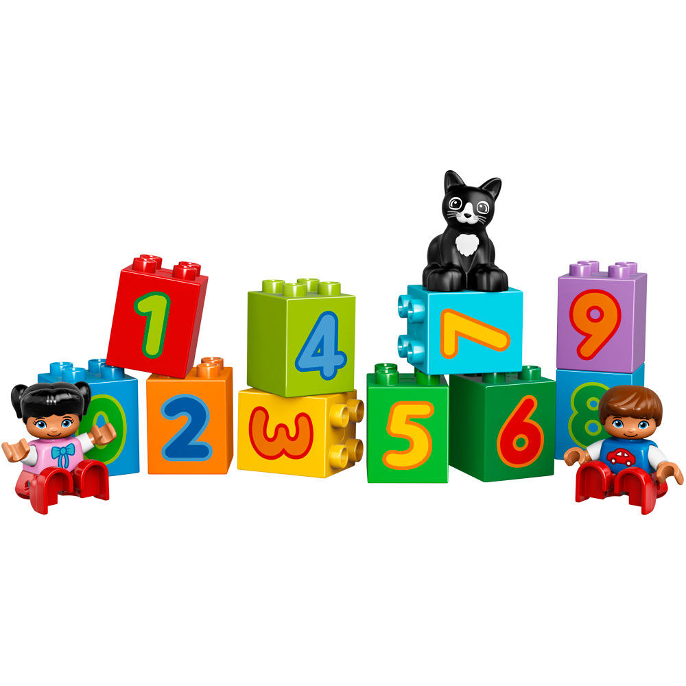 lego duplo train learn to count