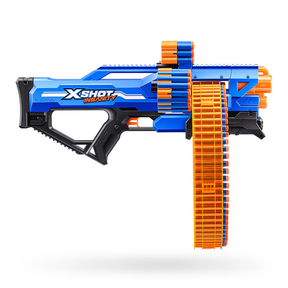 X-Shot Insanity Mad Mega Barrel (72 Darts) by ZURU