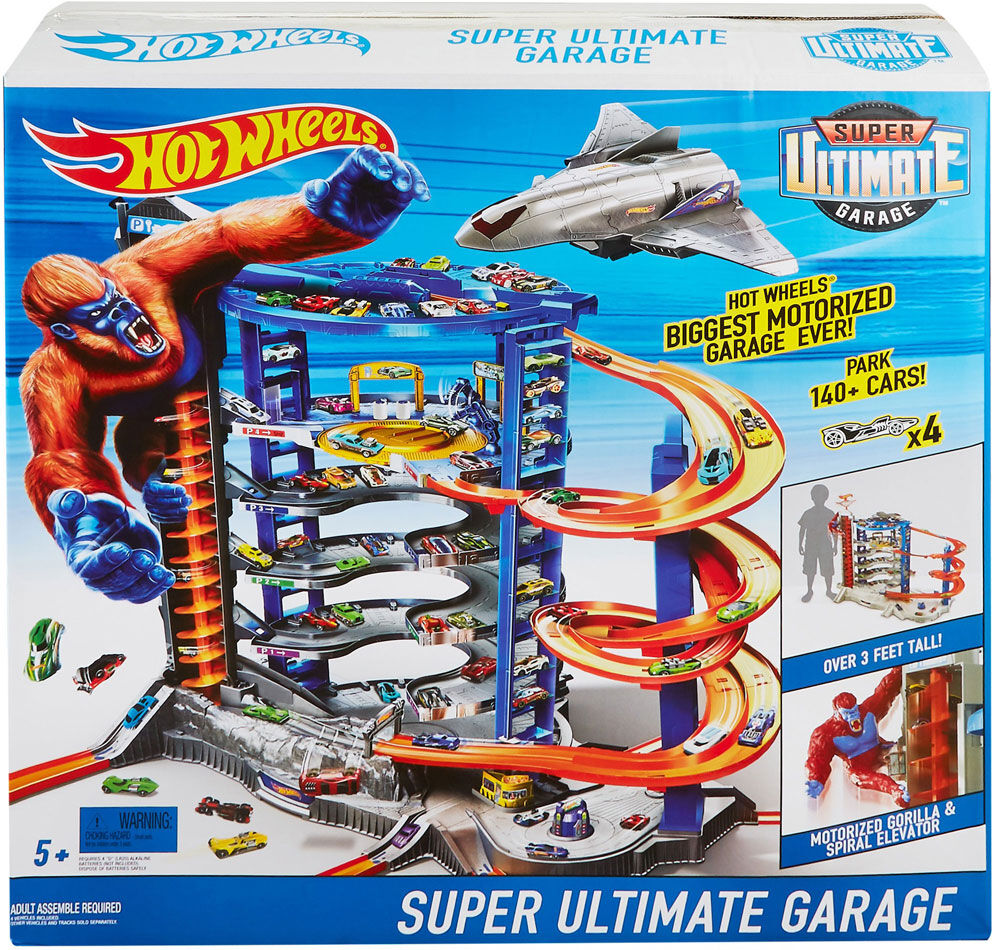 hot wheels race track with gorilla