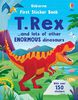 First Sticker Book T. Rex - Édition anglaise