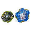 Beyblade Burst Surge Speedstorm Evo Helios Blazebringer and Jormuntor J6 Spinning Top Dual Pack