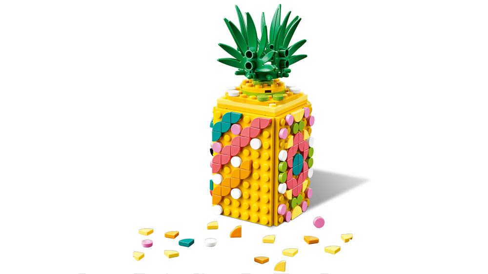 pineapple pencil holder