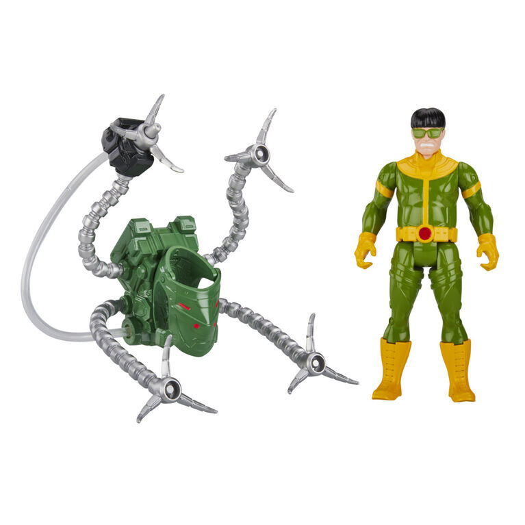 Marvel Spider-Man, figurine Doc Ock Héros aquatique de 10 cm avec accessoire à jet d'eau